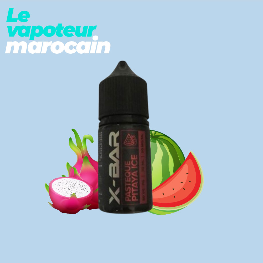 PASTEQUE PITAYA ICE 30ML 50mg - sel de nicotine - X-BAR