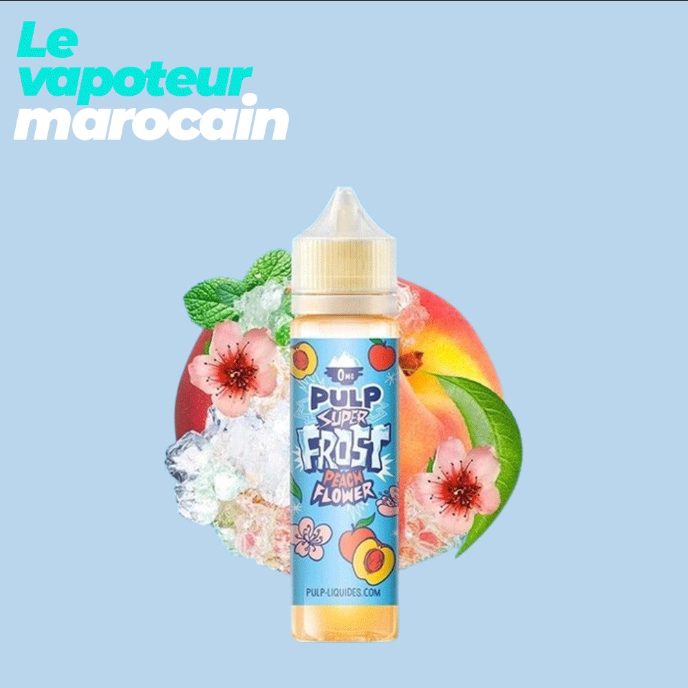 [LIQ/FAF-PEF-50ML] PEACH FLOWER 50ML 0MG - PULP FROST AND FURIOUS