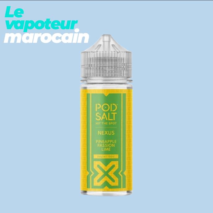 [LIQ/PSN-PPL-100ML] PINEAPPLE PASSION LIME 100ML 0MG - POD SALT NEXUS