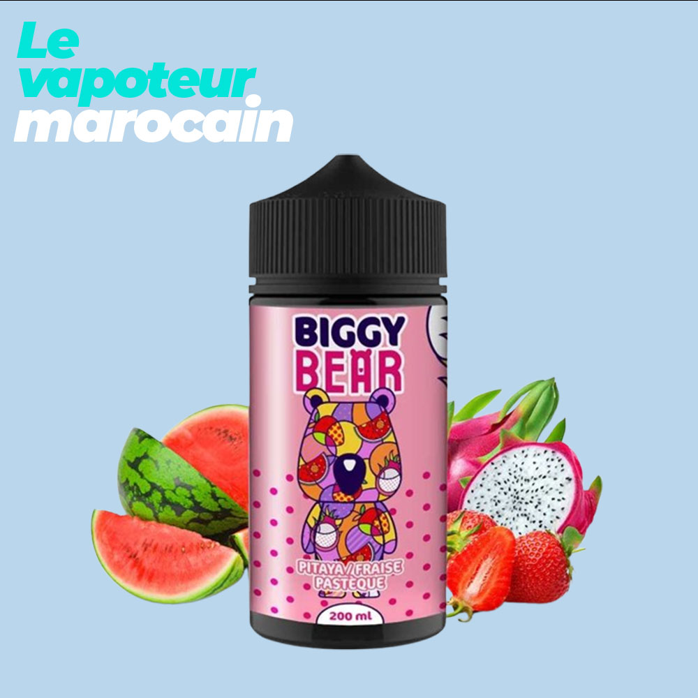 PITAYA FRAISE PASTEQUE 200ML BIGGY BEAR
