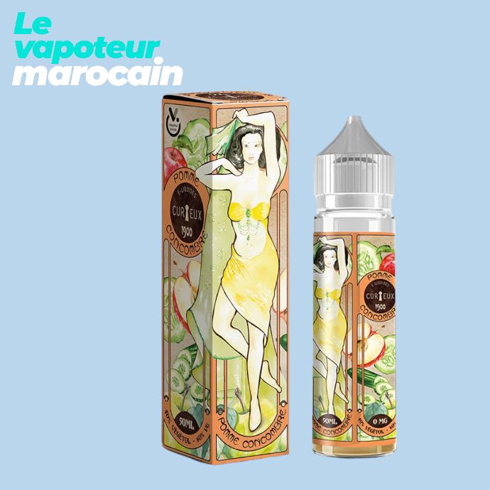 [LIQ/CUR-POC-50ML] POMME CONCOMBRE 50ML 0MG - CURIEUX - ÉDITION 1900
