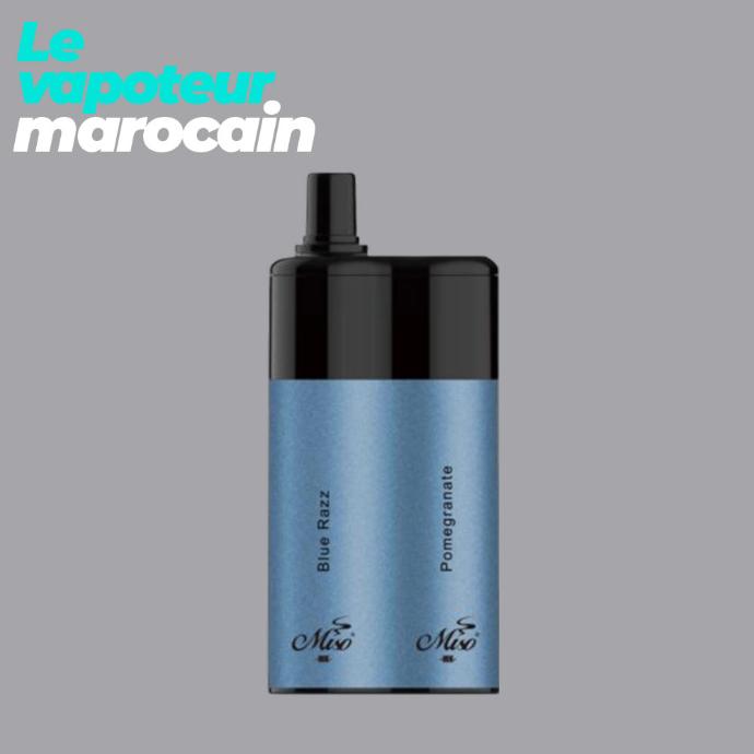 [PUF/MIS-BRP-10000-5%] PUFF BLUE RAZZ / POMEGRANATE MK - 10 000 BOUFFÉES 5% - MISO