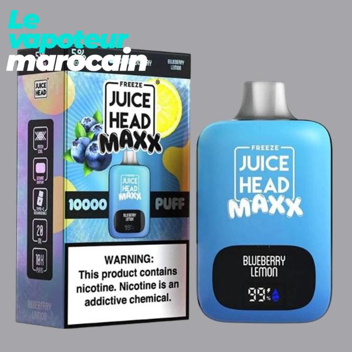 [PUF/JHM-BLL-10000-5%] PUFF BLUEBERRY LEMON - 10000 BOUFFÉES 5% - JUICE HEAD MAXX
