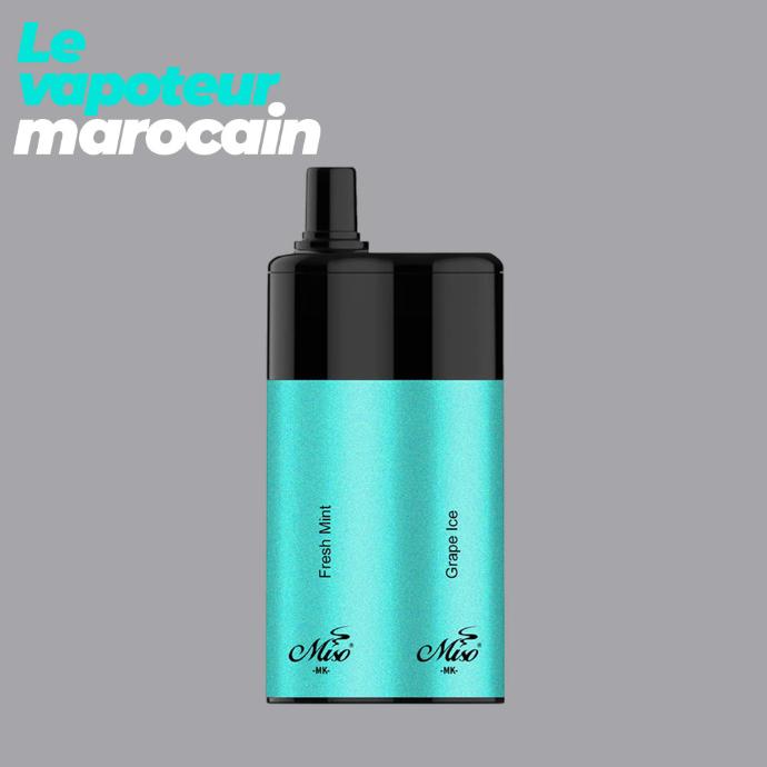[PUF/MIS-FMGI-7000-5%] PUFF FRESH MINT / GRAPE ICE MK - 7000 BOUFFÉES 5% - MISO