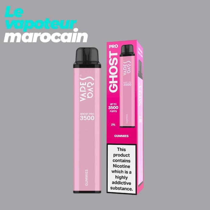 PUFF GUMMY BEARS - 3500 BOUFFÉES 5% - VAPE BAR GHOST PRO 3500