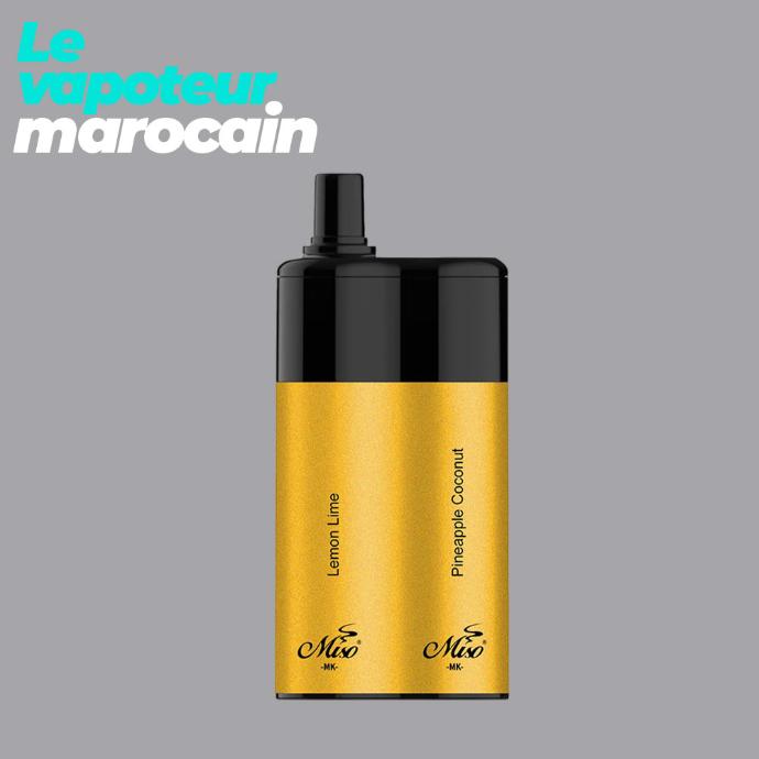 [PUF/MIS-LLPC-7000-5%] PUFF LEMON LIME / PINEAPPLE COCONUT MK - 7000 BOUFFÉES 5% - MISO