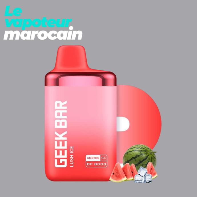 [PUF/GEB-LUI-8000-5%] PUFF LUSH ICE - 8000 BOUFFÉES 5% - GEEK BAR