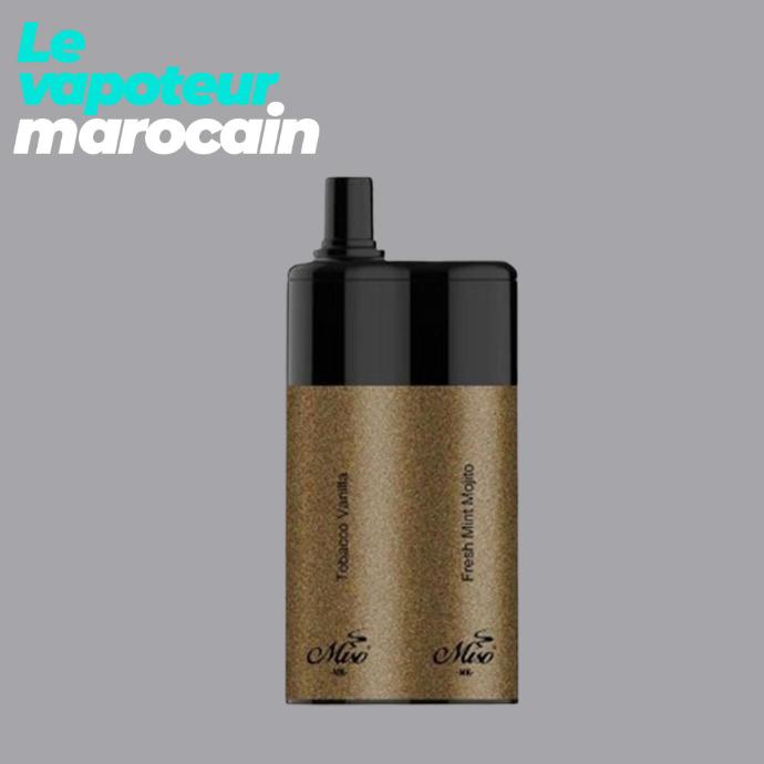 [PUF/MIS-TVFM-7000-5%] PUFF TOBACCO VANILLA / FRESH MINT MOJITO MK - 7000 BOUFFÉES 5% - MISO