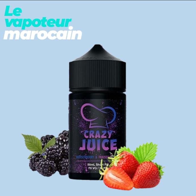 [LIQ/CRJ-BFL-50ML] BOYSENBERRY & FRAISE DE LUNE 50ML 0MG - CRAZY JUICE 70VG