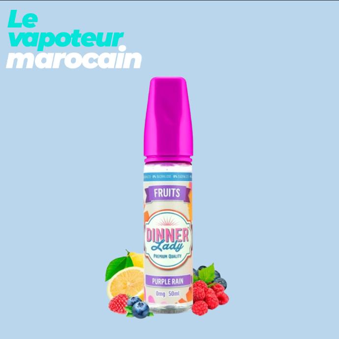 [LIQ/DIL-PUR-50ML] PURPLE RAIN 50ML 0MG - DINNER LADY
