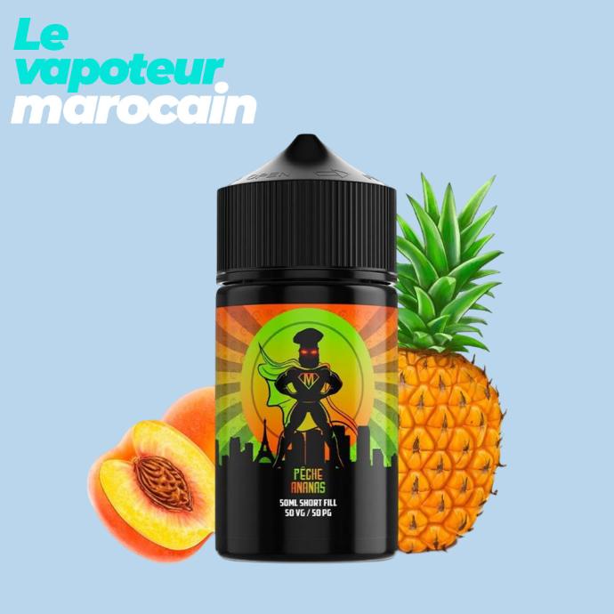 [LIQ/SUM-PEA-50ML] PÊCHE ANANAS 50ML 0MG - SUPER MUKK