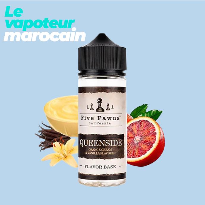 [LIQ/FIP-QUE-100ML] QUEENSIDE 100ML 0MG - FIVE PAWNS ORIGINAL