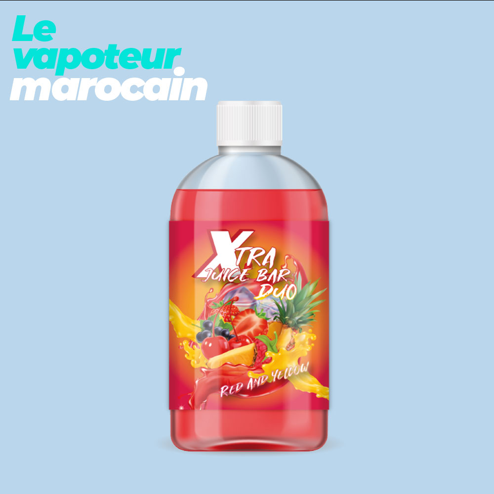 [LIQ/XJB-42-1L] RED & YELLOW 1L 0MG - XTRA JUICE BAR
