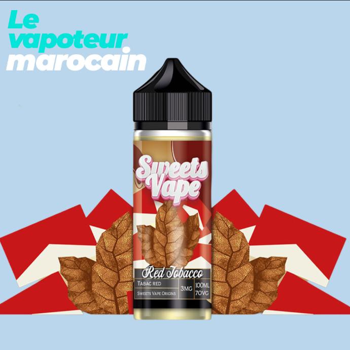 [LIQ/SWV-RET-100ML] RED TOBACCO 100ML - SWEETS VAPE