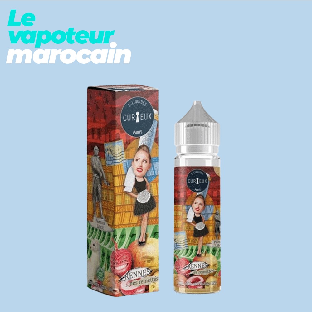 [LIQ/CUR-RDR-50ML] RENNES DES REINETTES 50ML 0MG - CURIEUX - ÉDITION HEXAGONE