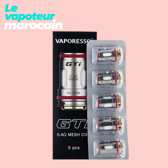 RESISTANCES GTI MESH COIL (5 PCS) - VAPORESSO