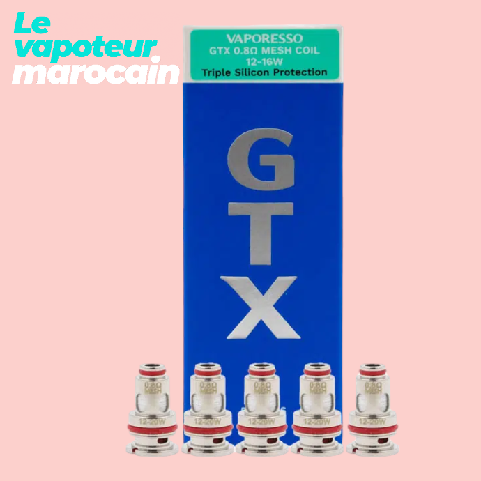 RESISTANCES GTX 2 MESH COIL (5 PCS) - VAPORESSO