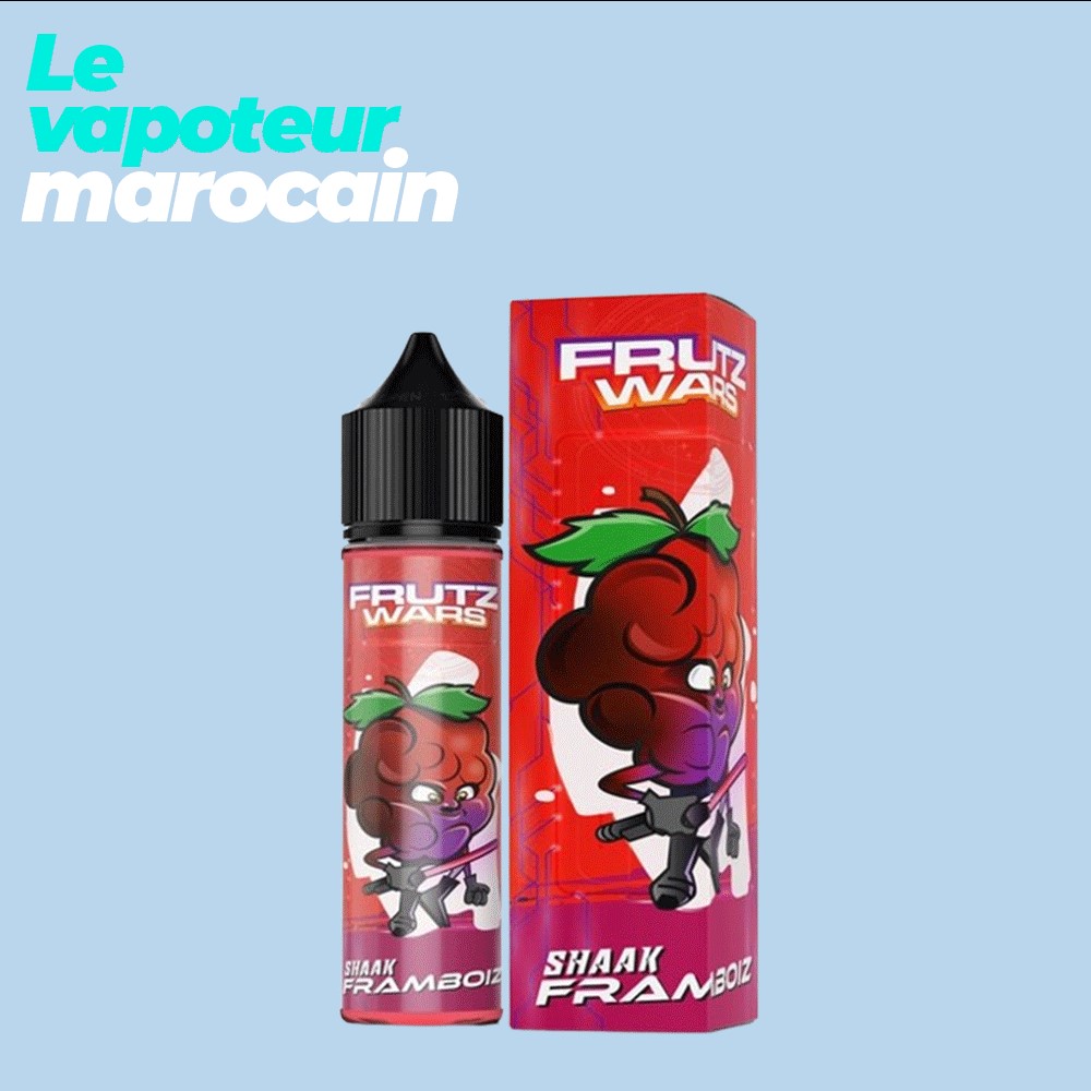 [LIQ/FRW-SHF-50ML] SHAAK FRAMBOIZ 50ML 0MG - FRUTZ WARS