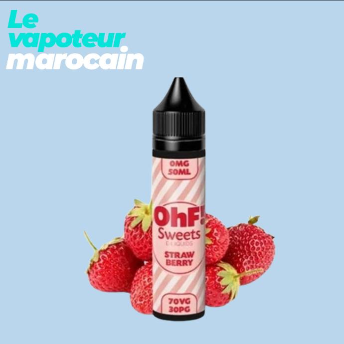 STRAWBERRY 70VG 50ML 0MG - OHF SWEETS