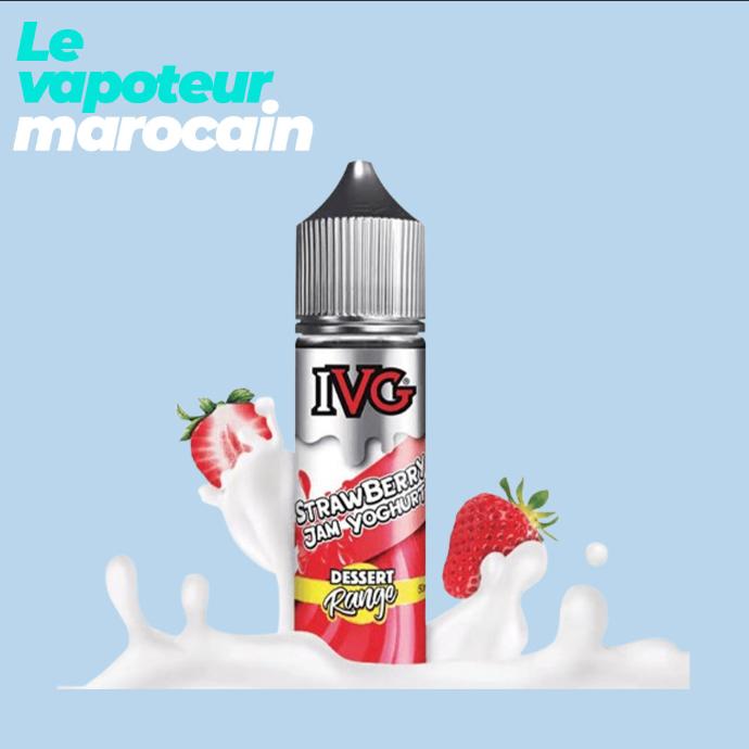 [LIQ/IVG-SJY-50ML] STRAWBERRY JAM YOGHURT 50ML 0MG - IVG DESSERT