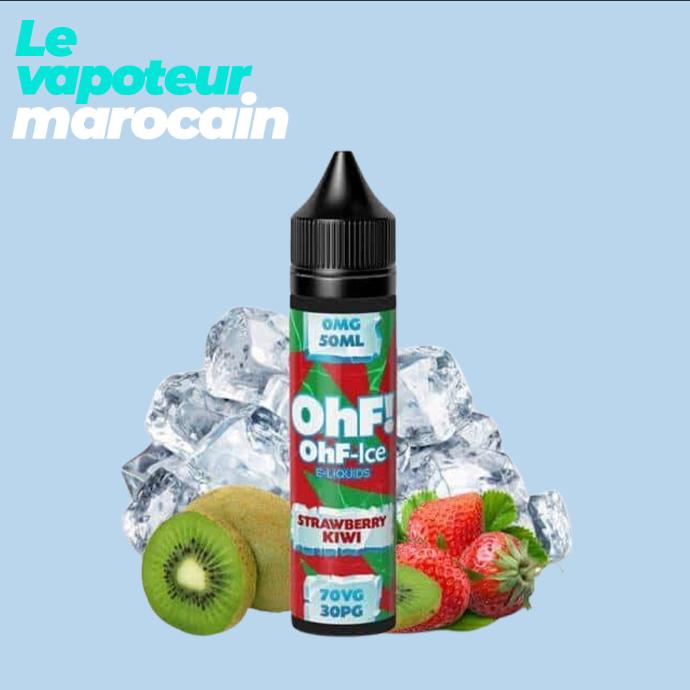 STRAWBERRY KIWI 70VG 50ML 0MG - OHF ICE