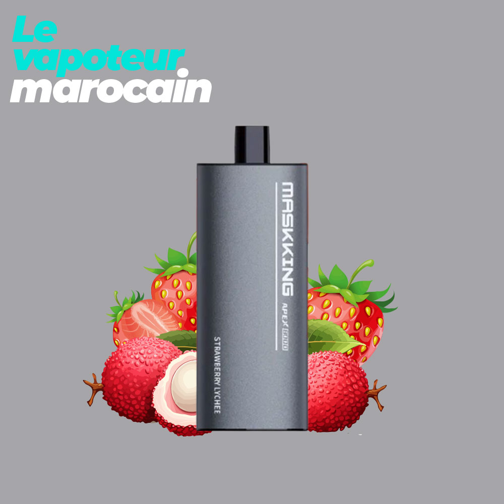 STRAWBERRY LYCHEE - APEX 8000 BOUFFÉES 2% - MASKKING