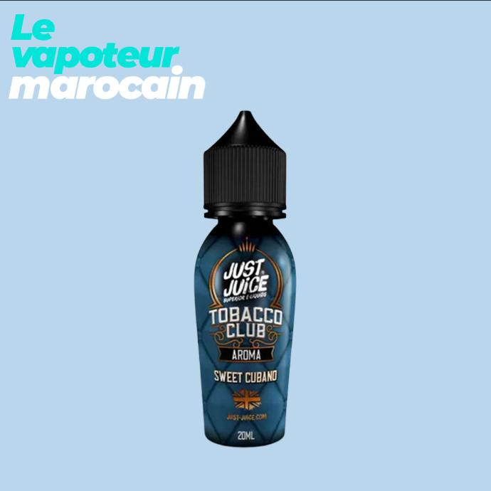 [LIQ/JUJ-SWC-50ML] SWEET CUBANO 50ML 0MG - JUST JUICE TOBACCO CLUB
