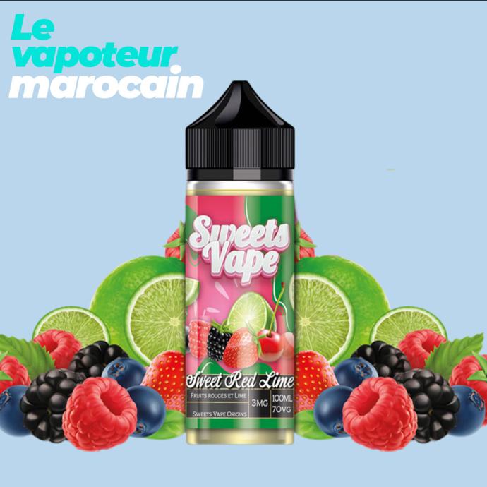 [LIQ/SWV-SRL-100ML] SWEET RED LIME 100ML - SWEETS VAPE