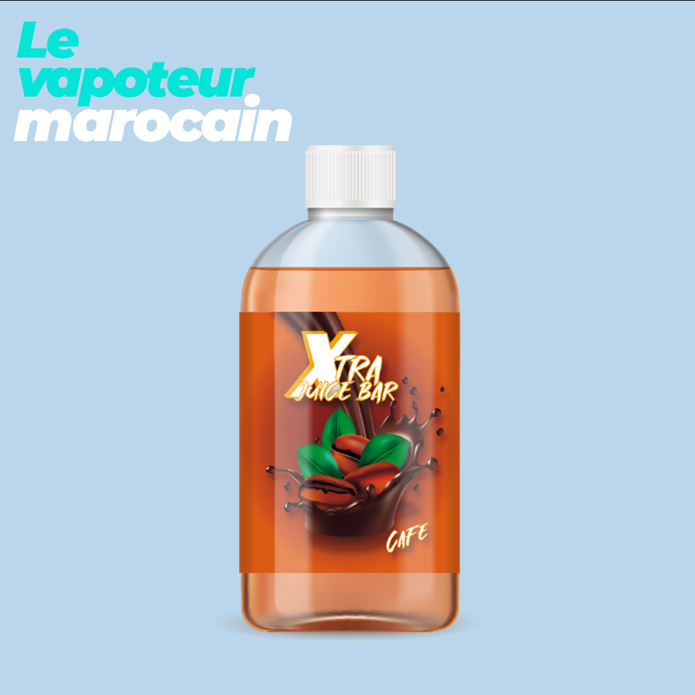 [LIQ/XJB-13-1L] CAFÉ 1L 0MG - XTRA JUICE BAR