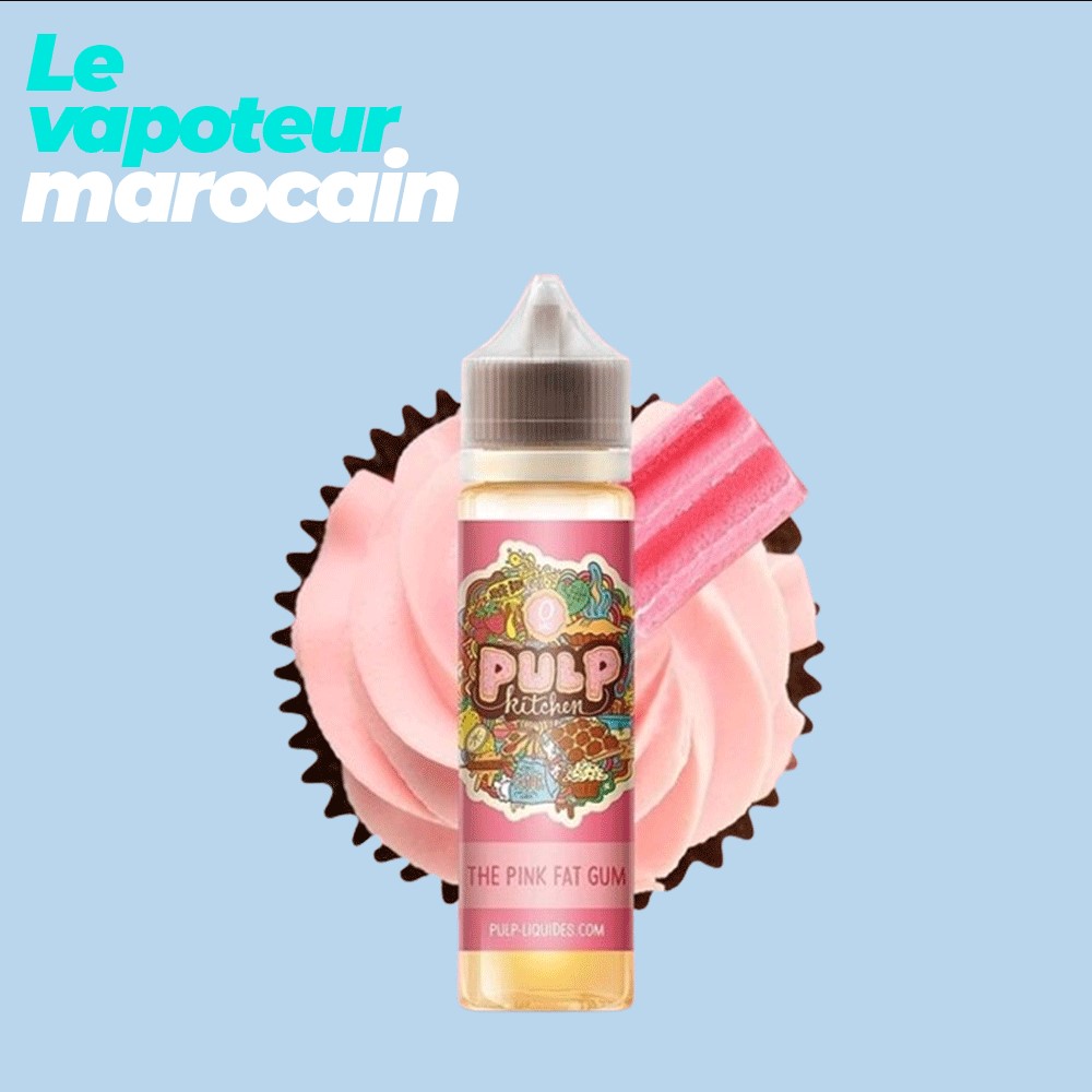 [LIQ/PKI-PFG-50ML] THE PINK FAT GUM 50ML 0MG - PULP KITCHEN