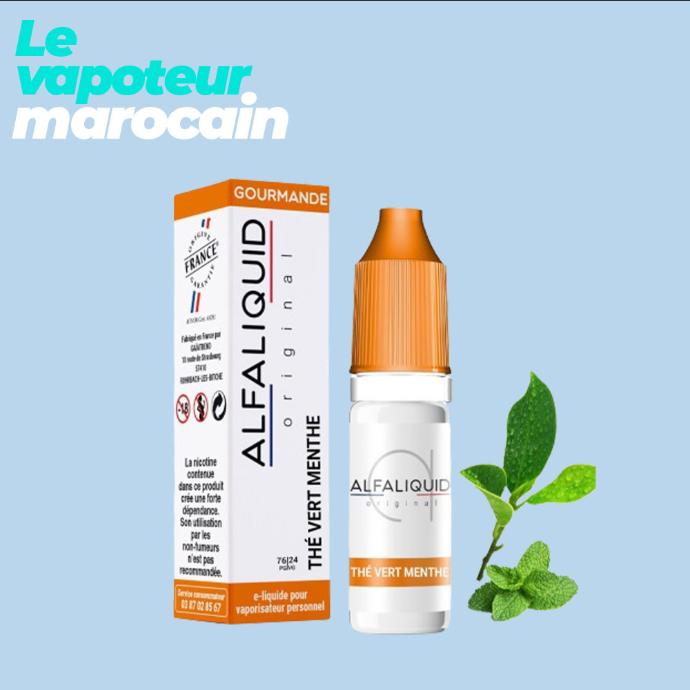 THÉ VERT MENTHE 10ML - ALFALIQUID