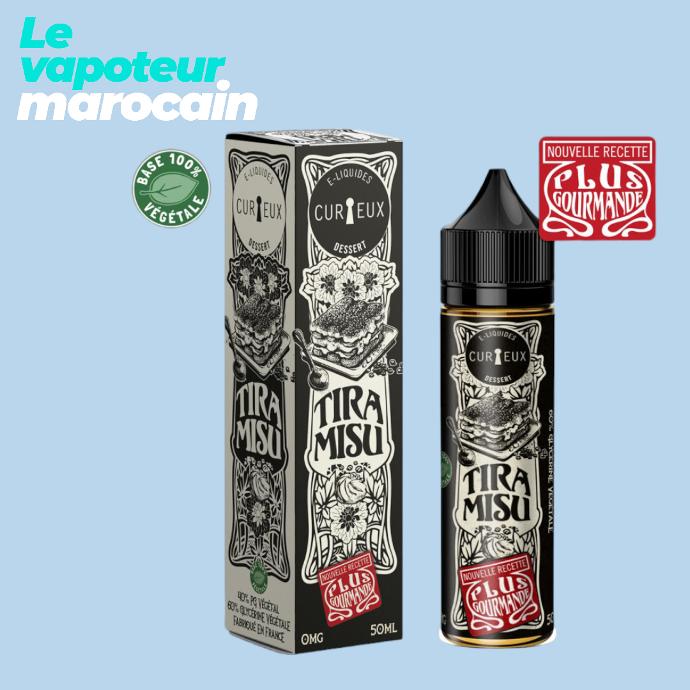 [LIQ/CUR-TIR-50ML] TIRAMISU 50ML 0MG - CURIEUX - ÉDITION DESSERT