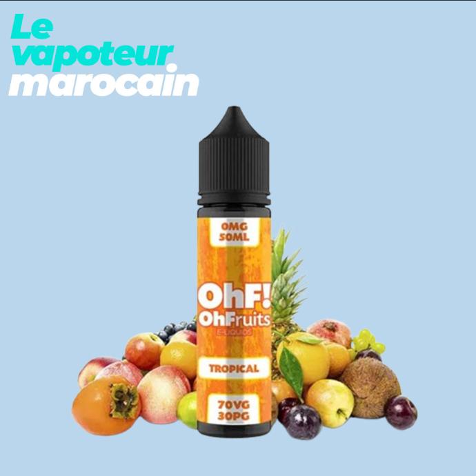 TROPICAL 70VG 50ML 0MG - OHF OHFRUITS
