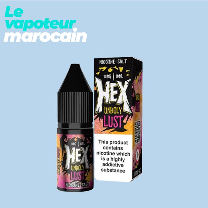 [LIQ/HES-UNL-10ML-20MG] UNHOLY LUST 10ML 20mg sel de nicotine - HEX SALT