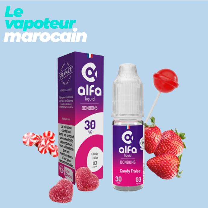CANDY FRAISE 10ML - ALFALIQUID