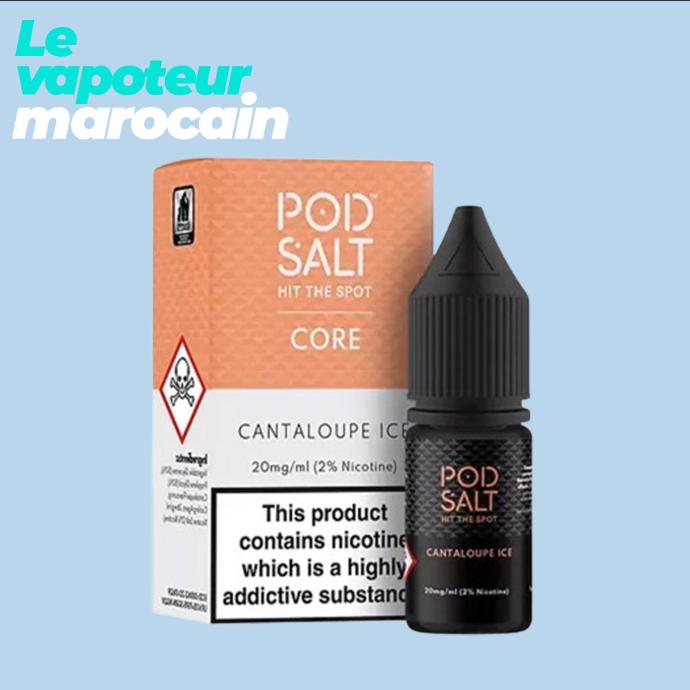 [LIQ/PSH-CAI-10ML-20MGS] CANTALOUP ICE 10ML 20mg sel de nicotine - POD SALT
