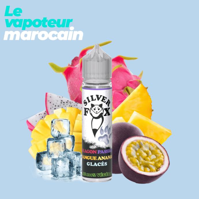 DRAGON PASSION MANGUE ANANAS GLACES 50ML - SILVER FOX