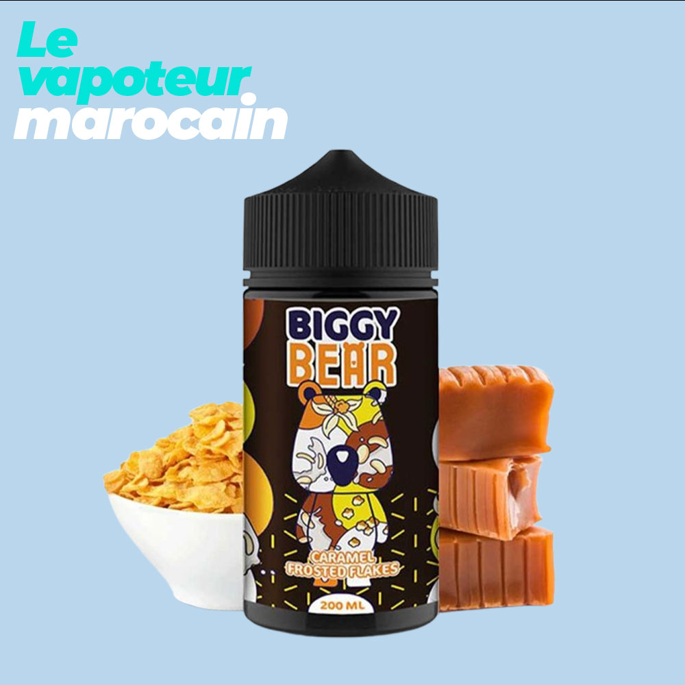 CARAMEL FROSTED FLAKES 200ML BIGGY BEAR