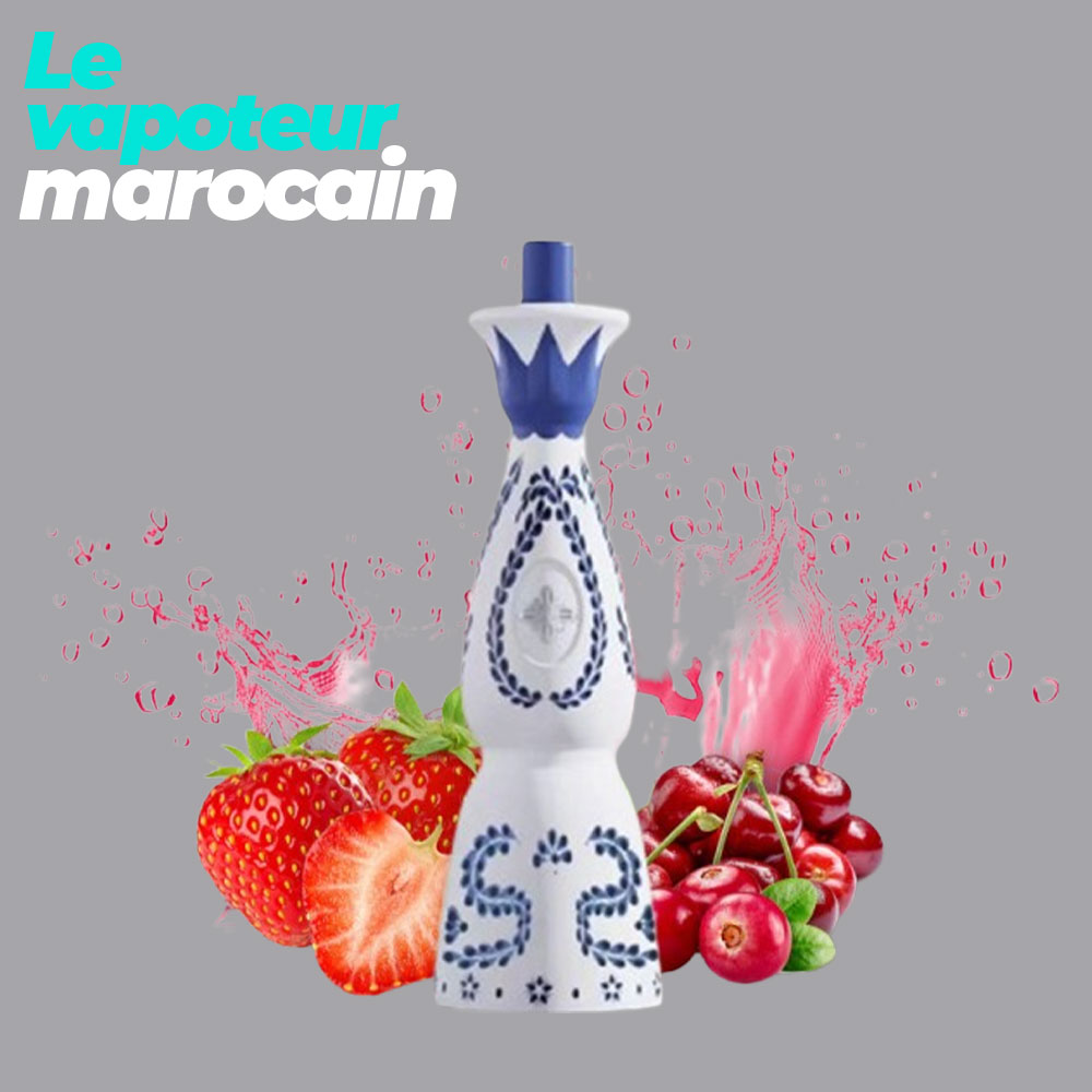 PUFF STRAWBERRY CRANBERRY CHERRY ICE ICE- 15000 BOUFFÉES 2% - SHUMO AZUL