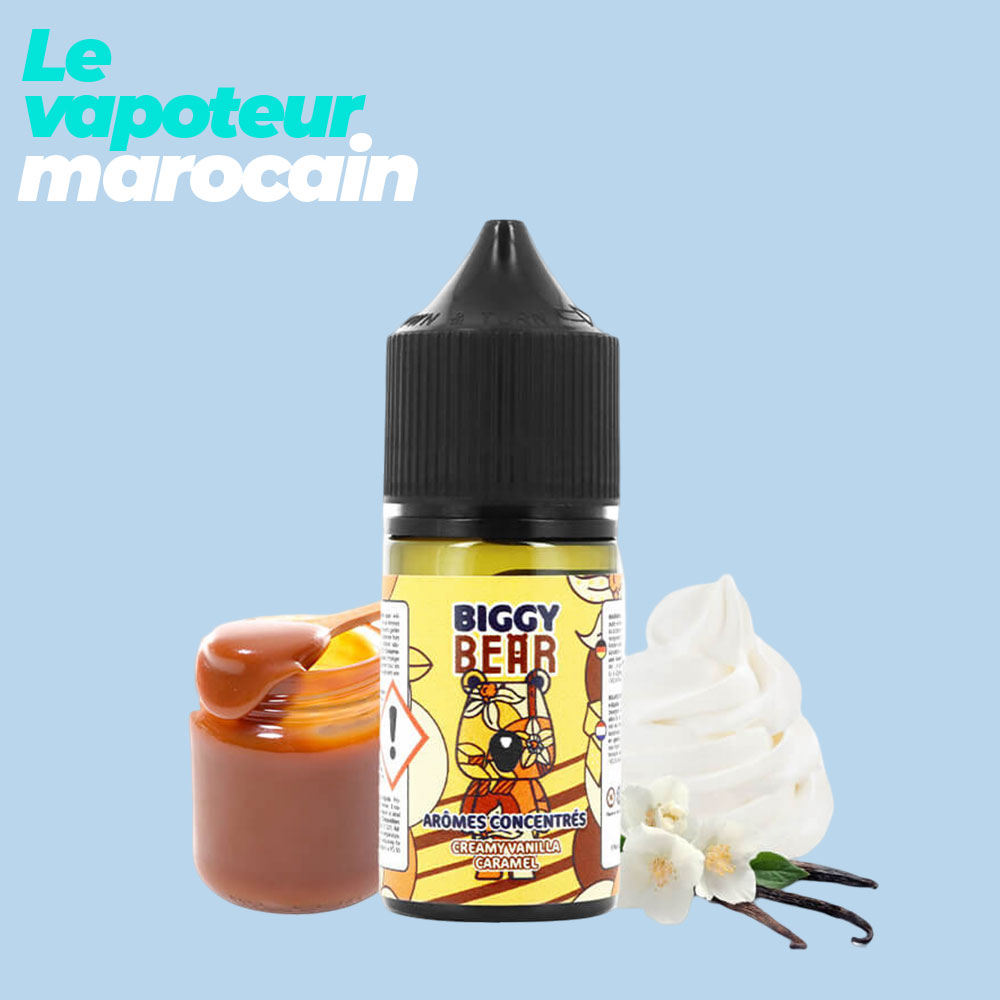 CONCENTRÉ CREAMY VANILLA CARAMEL 30ML - BIGGY BEAR