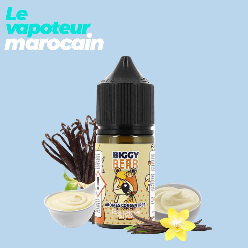 CONCENTRÉ SMOOTH VANILLA CUSTARD 30ML - BIGGY BEAR