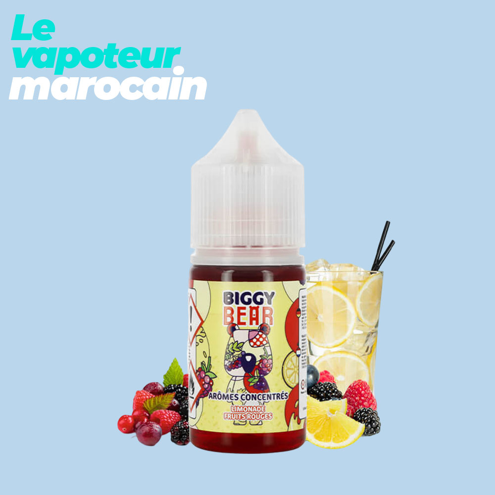 CONCENTRÉ LIMONADE FRUITS ROUGES 30ML - BIGGY BEAR