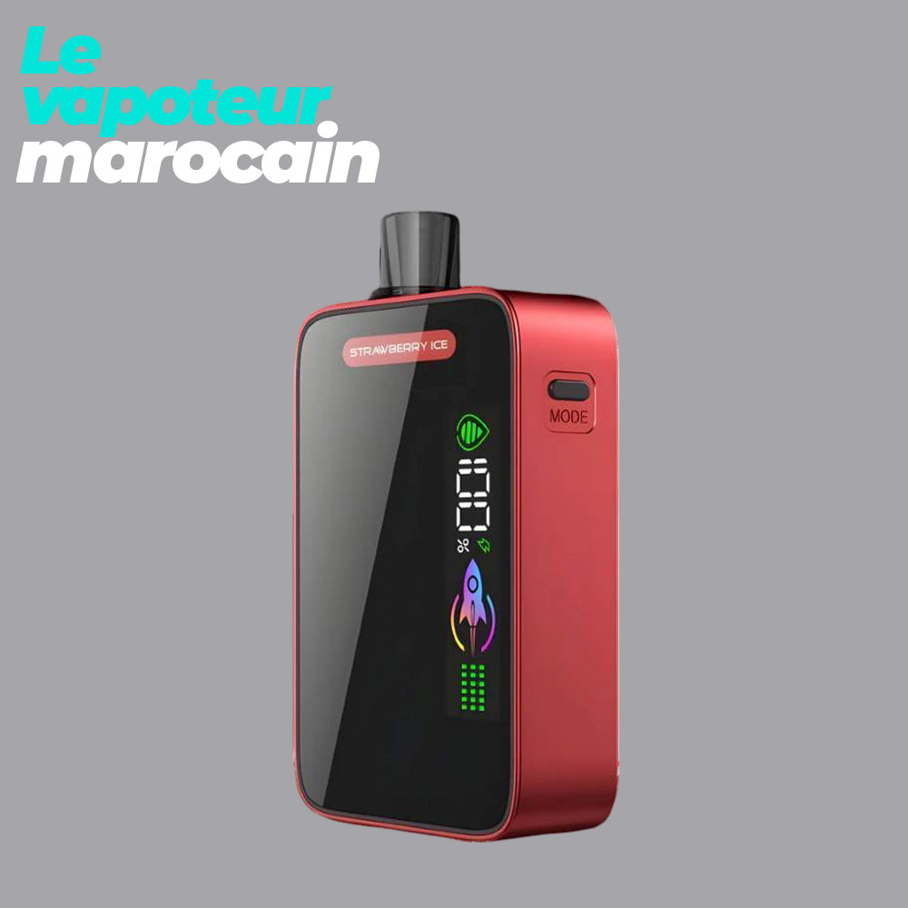 PUFF FRESH STRAWBERRY ICE - 18000 BOUFFÉES 5% - VOOM BURST