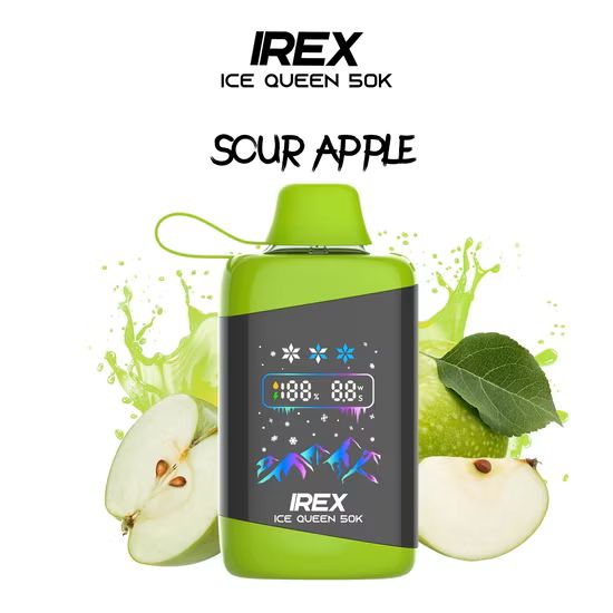 PUFF SOUR APPLE - 50000 BOUFFÉES 5% - IREX