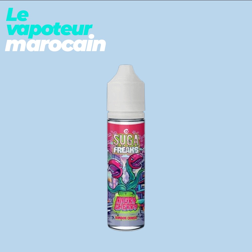 [LIQ/SUG-ANC-50ML] ANGRY CHERRY 50ML 0MG - SUGAFREAKS