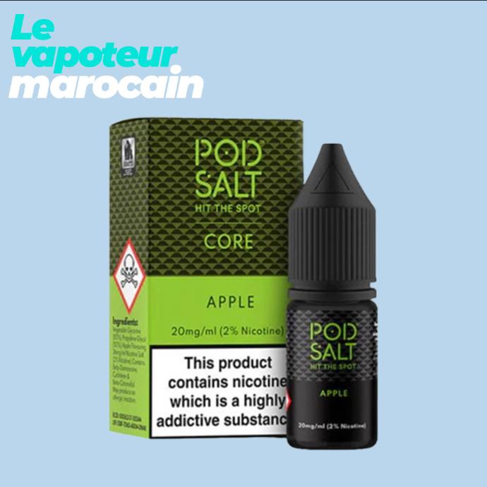 [LIQ/PSH-APP-10ML-20MGS] APPLE 10ML 20mg sel de nicotine - POD SALT