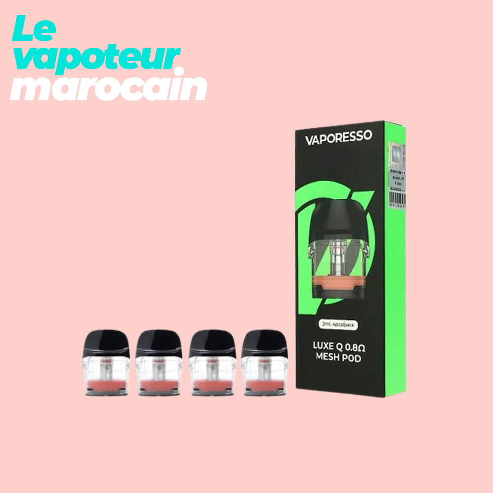 CARTOUCHES POUR LUXE Q (4 PCS) - VAPORESSO