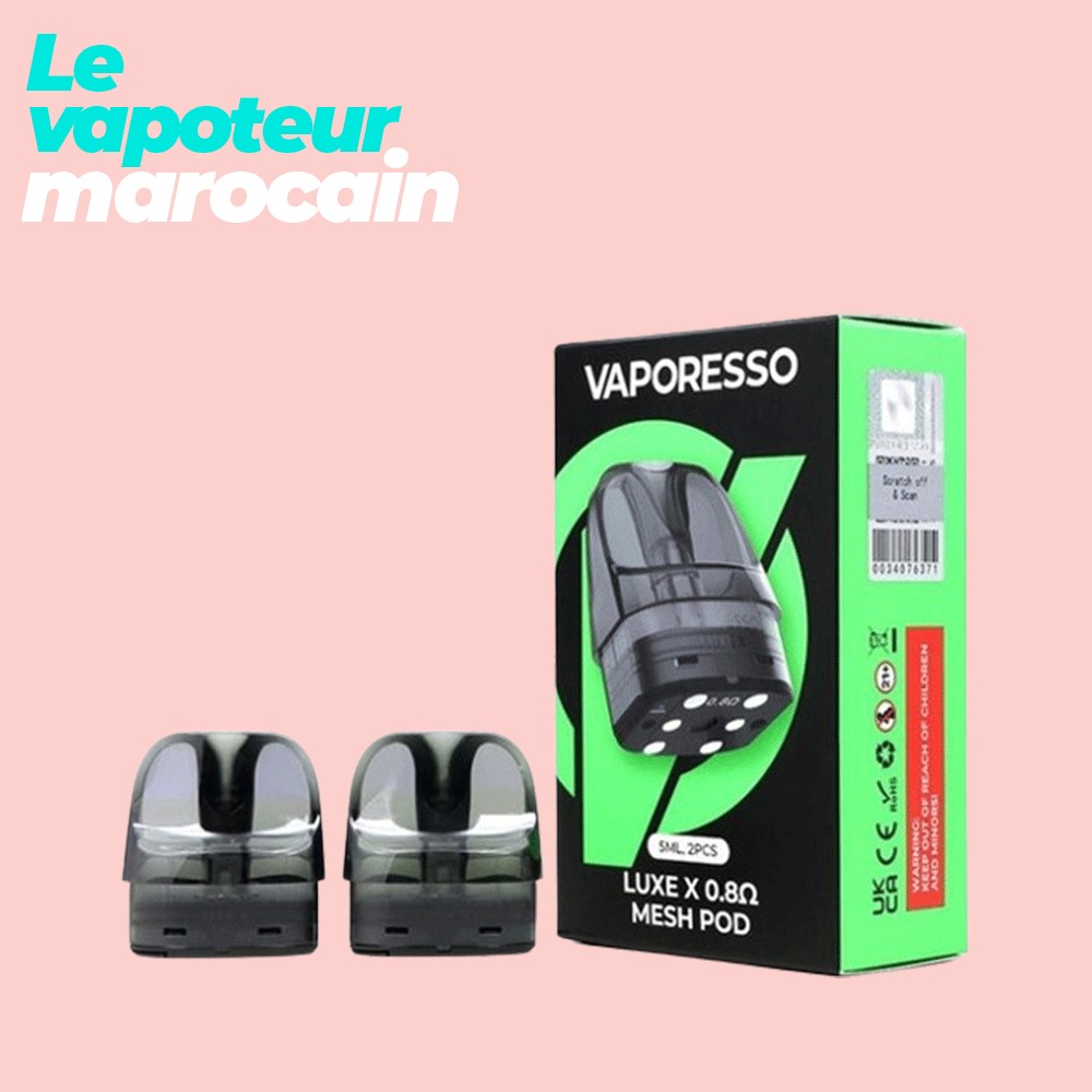 CARTOUCHES POUR LUXE X AVEC RESISTANCES (2 PCS) - VAPORESSO