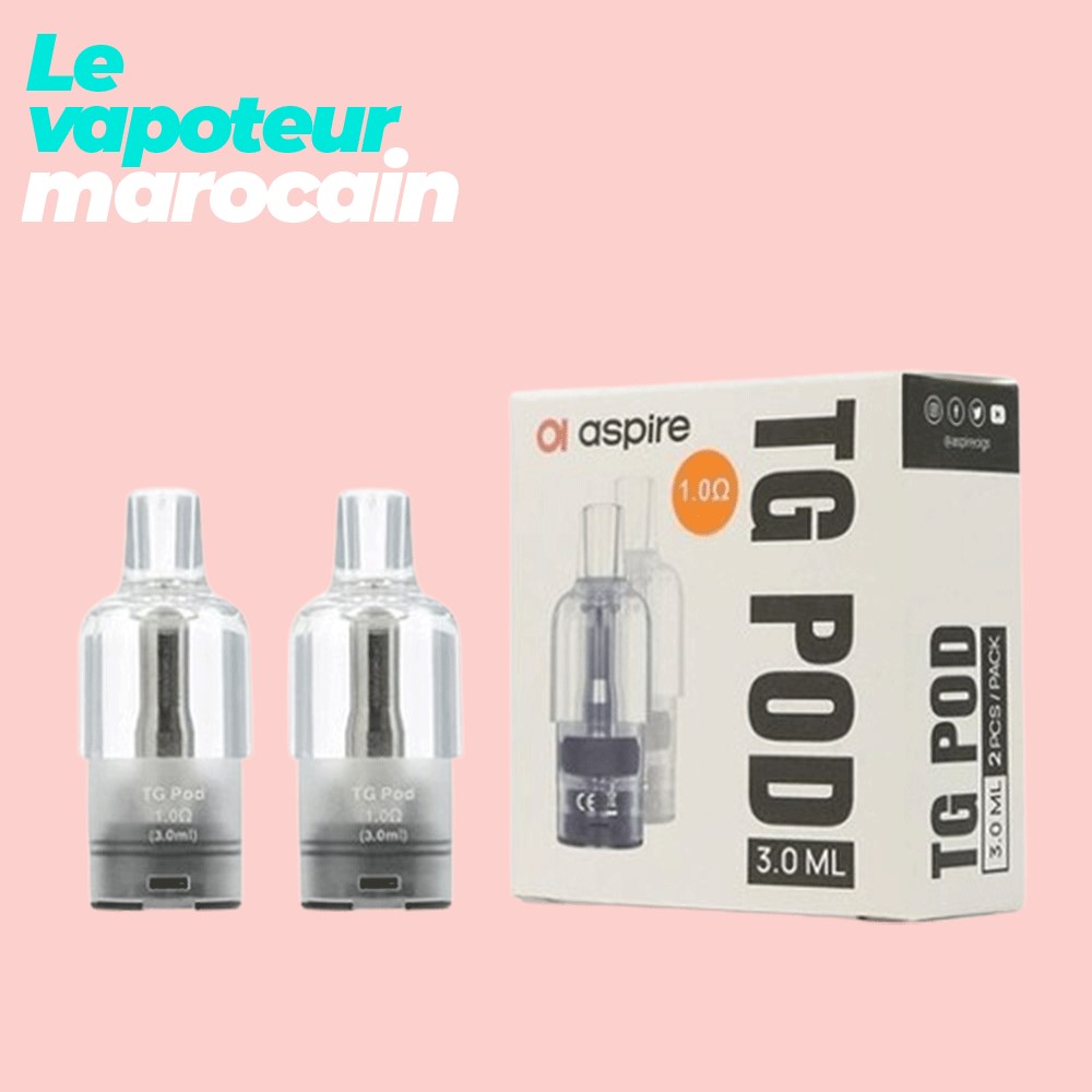 CARTOUCHES TG CYBER G POD 3ML (2 PCS)  ASPIRE