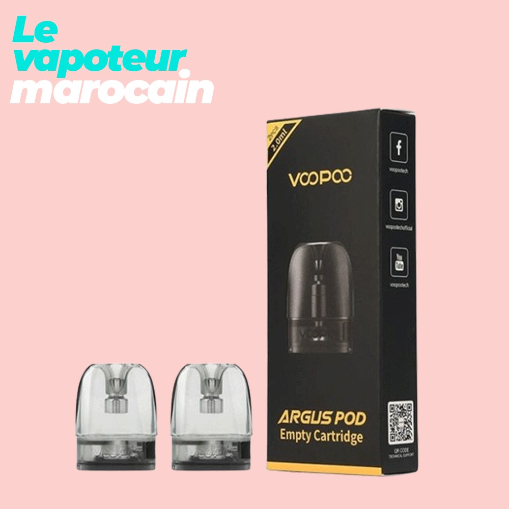 CARTOUCHES VIDES ARGUS POD (2 PCS)  VOOPOO